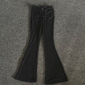SHEIN Black Flare Pants